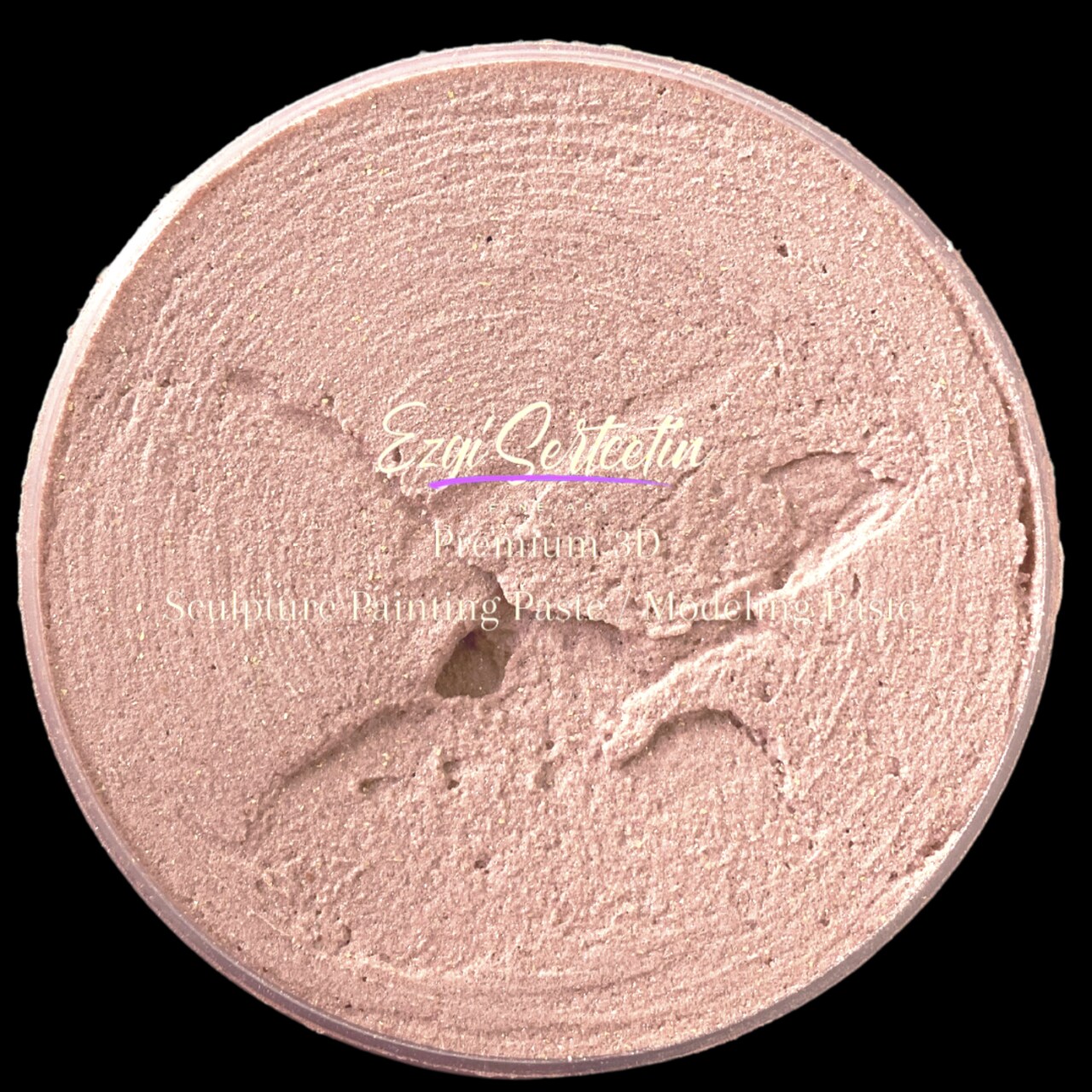 3D Premium Sculpture Painting Paste|Texture Paste|Decorative Plaster|Ready to Use|Ideal for Artwork|Stencil|Flowers|Texture|Art Relief|New Formula| 6 oz by Volume|Ezgi Sertcetin